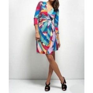 RARE DVF Diana Vintage Wrap Dress sz 8